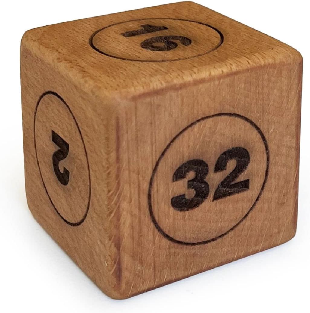 Ahşap Vido Zar Doubling Cube 45x45mm