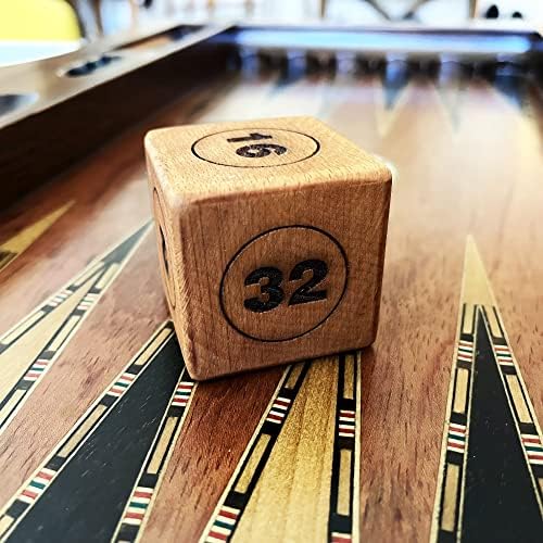 Alternative view of Ahşap Vido Zar Doubling Cube 45x45mm