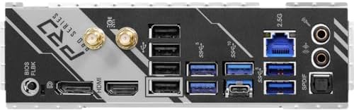 Alternative view of ASRock X670E Pro RS RGB ATX Anakart, AMD AM5 Ryzen 8000 ve 7000, DDR5, 5x M.2 SSD, 4K 120Hz, AMD Expo, USB Type C, WiFi 6E