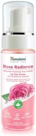Himalaya Since 1930 Micellar Parlatıcı Yüz Temizleyici Köpük, Organik Gül, Normal-Yağlı Ciltler, 150 ml