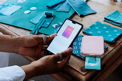 Zoemini 2: Büyük anlar, mini baskılar – kompakt, kablosuz fotoğraf yazıcısı – akıllı telefondan anında baskı – Bluetooth 5.0 & C tipi hızlı şarj – seyahat için ideal (pembe altın)