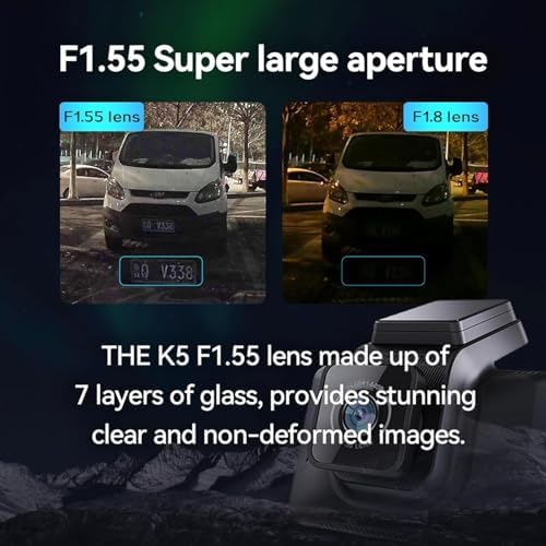 Alternative view of AE-DC4328-K5 HD Çift Kameralı Araç İçi Kamerası G-Sensor ve Wi-Fi