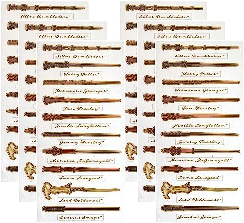 Alternative view of Productions Potter Wands Folyo Çıkartmalar Çoklu Paket (6'lı Paket)