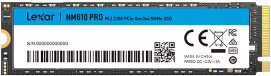 Disque SSD NM610 Pro 1To (1000Go) - NVMe M.2 Tip 2280