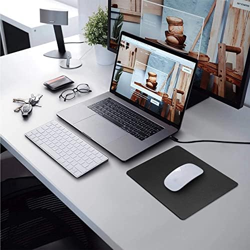 OFFICE - Orta Boy Mouse Pad – Kaymaz Tabanlı Pürüzsüz Kumaş Yüzeyli Bilgisayar Mouse Altlığı, Ofis için Ergonomik Mouse Pad, Laptop ve PC Uyumlu (Orta Boy 27x23 cm)