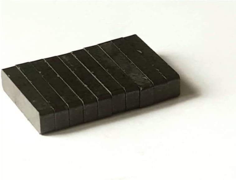 Alternative view of Siyah Mıknatıs Ferrit Mıknatıs Blok Dikdörtgen Magnet 40x10x6 mm 10 Adet