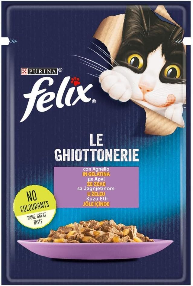 Felix Kuzu Etli Kedi Yaş Mama (26 x 80 gr)
