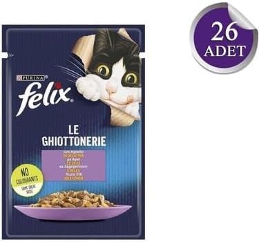 Alternative view of Felix Kuzu Etli Kedi Yaş Mama (26 x 80 gr)