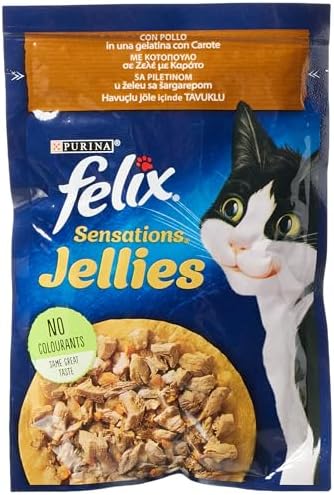 Alternative view of Felix Sensation Tavuk & Havuçlu Kedi Yaş Mama (26 x 85 gr)