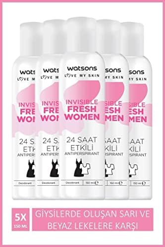 Alternative view of Watsons Invisible Fresh Aromatik Deodorant 150 ml x 5 ADET