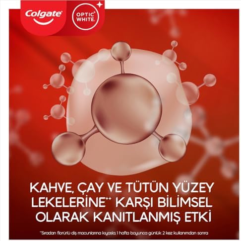Optic Kahve, Çay ve Tütün Kullanıcıları İçin Beyazlatıcı Diş Macunu 50 ml