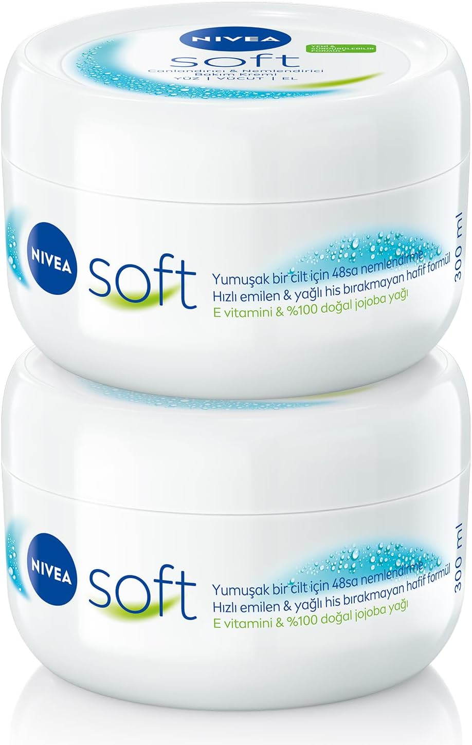 Soft Nemlendirici Bakım Kremi 300 Ml X 2