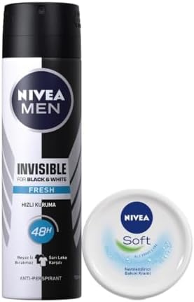 Deo Sprey Inv B&W Fresh Erk 150Ml + Soft 100Ml