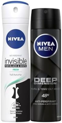 Alternative view of & Pure Bayan Deosprey 150 Ml+Deep Dimension Erkek Deosprey 150 Ml 2'Li Paket