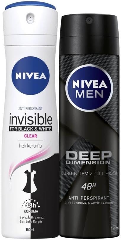 Alternative view of & Clear Bayan Deosprey 150 Ml+Deep Dimension Erkek Deosprey 150 Ml 2'Li Paket