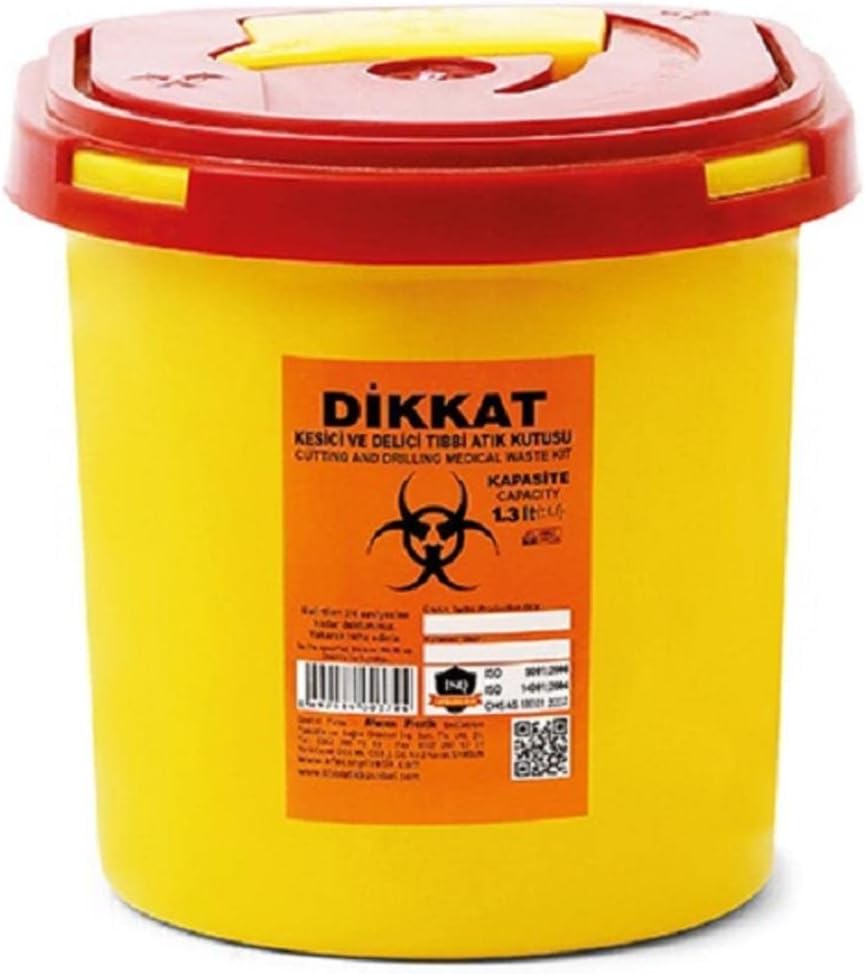 Alternative view of 10 Adet Enfekte Atık Kutusu 1.3 Lt. + Tıbbi Atık Torbası 2 Adet
