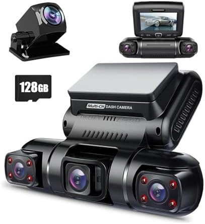 Alternative view of PRUVEEO Cam, 4 Kanallı Kamera FHD 1080Px4, Ön, Sol, Sağ ve Arka, Ön ve Arka İç, Dahili GPS WiFi, 256 GB Max, Ücretsiz 128 GB Kart, D90-4CH