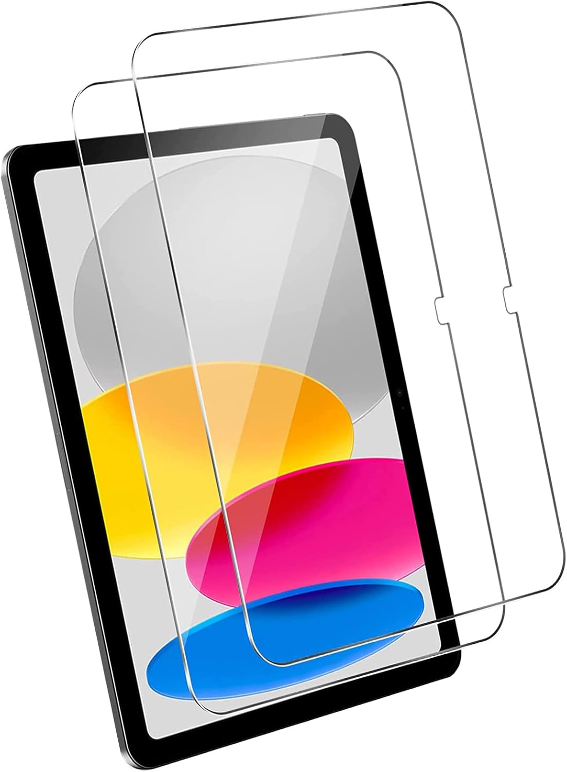 Alternative view of KZIOACSH iPad 10. Nesil 10,9 inç 2022 için Ekran Koruyucu, 2'li Paket HD Temperli Cam Ekran Koruyucu Kapak Yüksek Sertlik Çizilmez Parmak İzi Önleyici Koruyucu Film iPad 2022 için