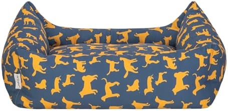 Pet Uniform Lacivert-Sarı Köpek Yatağı M 60x70cm