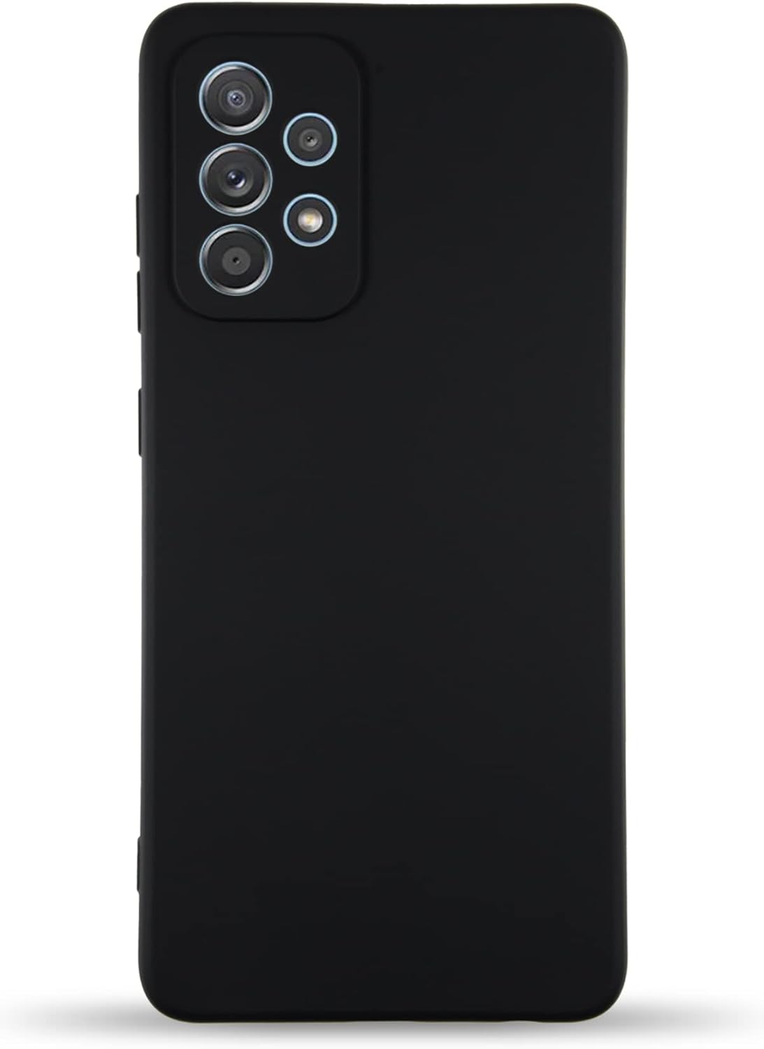 Alternative view of Galaxy A32 ile Uyumlu Kapak İçi Kadife Kamera Korumalı Lansman Silikon Kılıf - Siyah