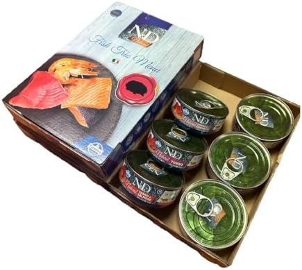 Alternative view of Farmina Pet Foods N&D(ナチュラル&デリシャス) Nd Balık Çeşitleri Kedi Konservesi 70 Gr 6 Al 5 Öde