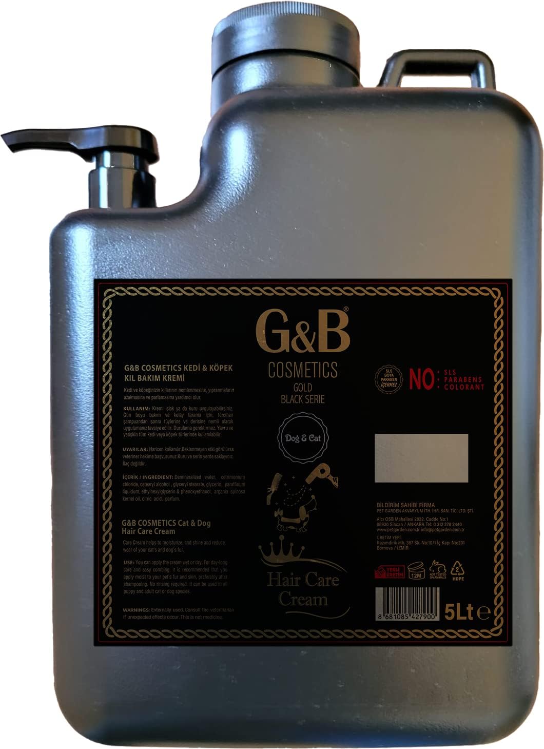 Alternative view of G&B Kil Bakim Pet Kremi 5 Lt, 146-0037