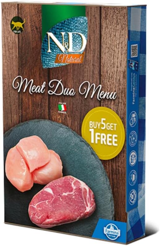 Farmina N&D ND Etli Konserve Kedi Maması Çeşitleri 70 Gr 6 Al 5 Öde