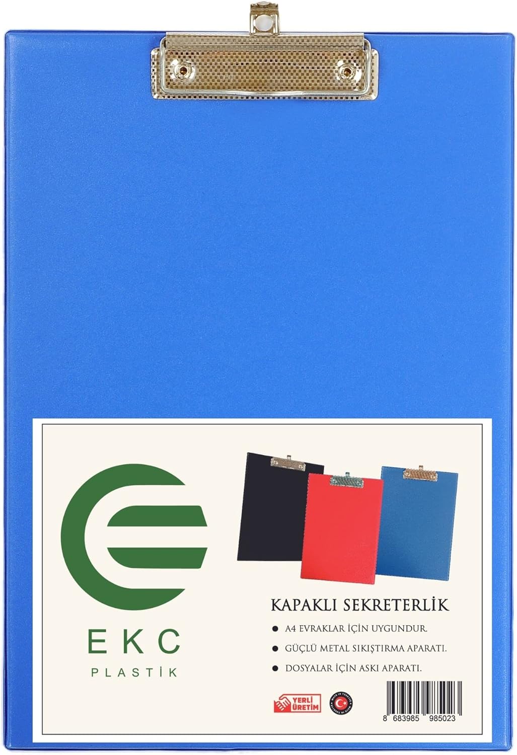 Alternative view of A4 Kapaklı Sekreterlik Mavi, Bloknot Yazı Tablası