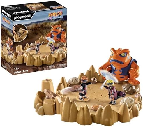 Alternative view of Playmobil Shippuden 70667 vs Pain, Krater Taban Plakası ve Dev Kurbağa Gamakichi ile Heyecan verici Düello, 5 Yaş ve Üzeri Çocuklar İçin Oyuncak