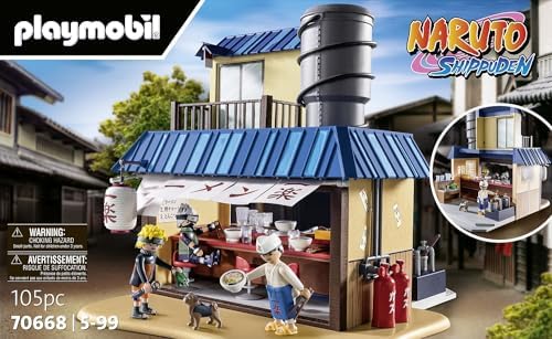 Alternative view of Playmobil 70668 Restaurant Ramen Ichiraku – – Heroes Issu de la serie d'anime – için efsanevi sahneler veya Inventer de Nouvelles Hikayeleri – 5 yaşından itibaren