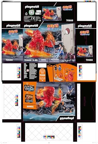 Playmobil Shippuden 70666 Sasuke vs Itachi, Mangekyou Sharingan ve Enerji Ruhu Susano'O ile Etkileşimli Kardeş Savaşı, Itachi'Nin Intikamı, 5 Yaş ve Üzeri Çocuklar İçin Oyuncak