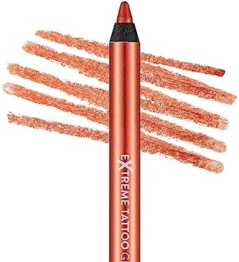 Alternative view of Işıltılı Kalıcı Göz Kalemi (TURUNCU) - Extreme Tattoo Gel Pencil - 008 Orange Pop