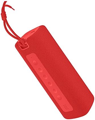 Taşınabilir Bluetooth hoparlör (16 W), taşınabilir hoparlör, Bluetooth 5.0 bağlantısı, gerçek kablosuz stereo, IPX7 su geçirmez, uzun pil ömrü, kırmızı, İtalyan versiyonu