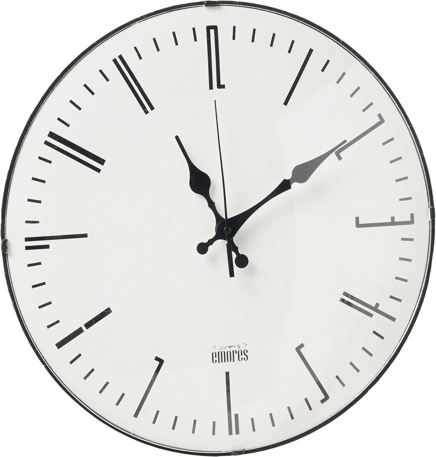 Alternative view of 36 Cm Dekoratif Gerçek Cam Sessiz Mekanizma Duvar Saati Mr139
