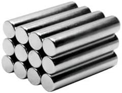 Hdg 10Adet D5x25mm Silindir Mıknatıs - Çok Güçlü Mıknatıs