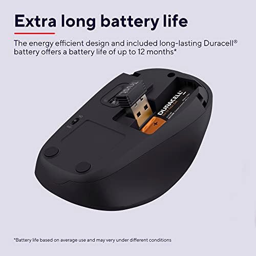 24549 YVI+ Sessiz Kablosuz Mouse - Siyah
