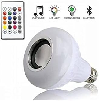 Alternative view of Gece Lambası Bluetooth Hoparlör Rgb Ledli Lamba Kumandalı Mp3 Çalar Ampul Renkli Ampul, , Tek Ebat