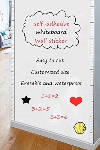 Beyaz Kendinden Yapışkanlı Rulo Yazı Tahtası Silinebilen Board 45x200cm 1430