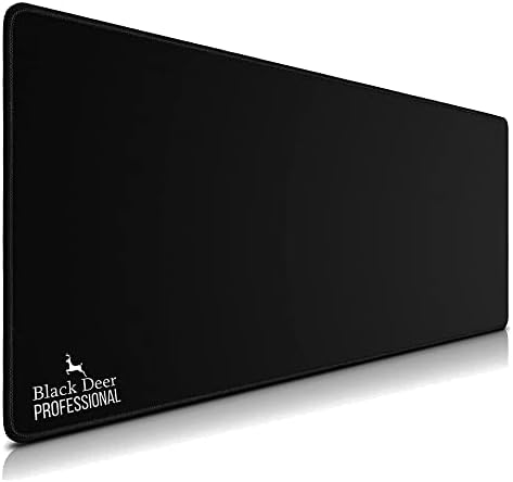 Deer Oyuncu Mouse Pad, Fare Altlığı, Kenar Dikişli, Kaymaz Taban, Ofis Tipi, Pürüzsüz Yüzey, Çalışma Masası Altlığı (90x40 XL)