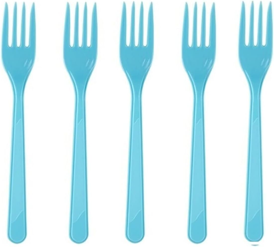 Alternative view of MAVİ PLASTİK ÇATAL 18 Cm-25 Adet