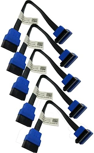 Alternative view of NACO 5 adet, SATA III Kablo 15 cm, 6 Gbps, 1 Düz ve 1 90° Açılı, Orjinal