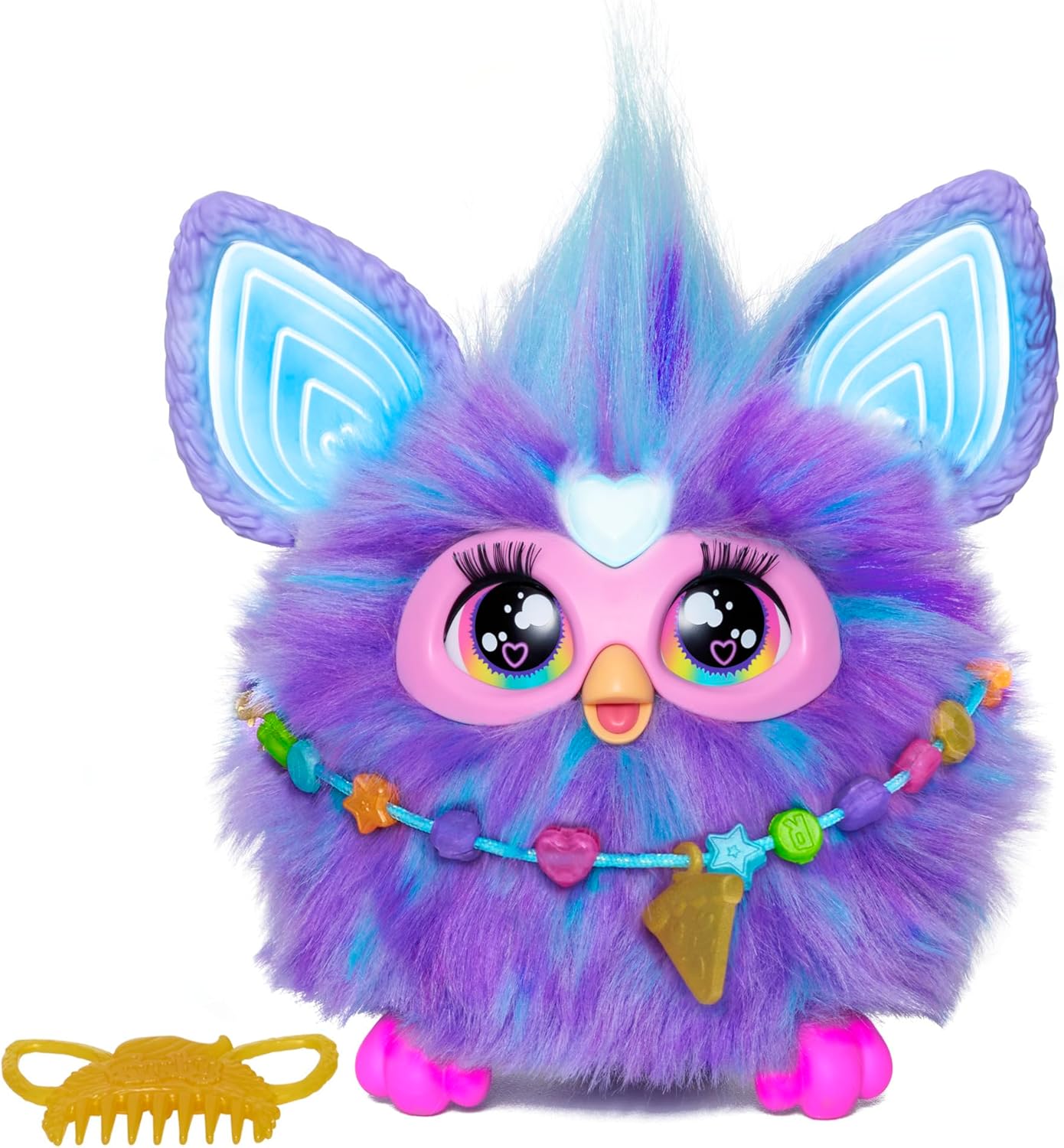 Alternative view of Furby Mor İnteraktif Pelüş Oyuncak - İngilizce versiyonu