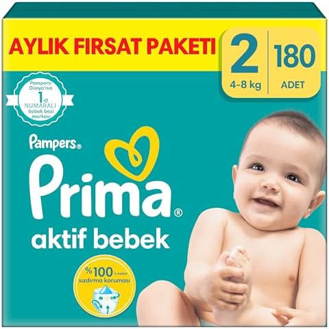 Alternative view of Aktif Bebek, Bebek Bezi 2 Numara, 180 Adet Aylık Fırsat Paketi