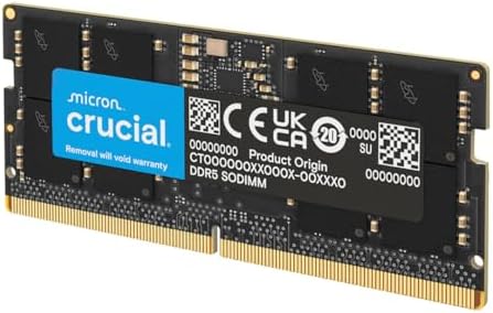 Alternative view of 32GB Ddr5 5600 Sodımm CL46 (16GBIT) Notebook Ram Bellek CT32G56C46S5