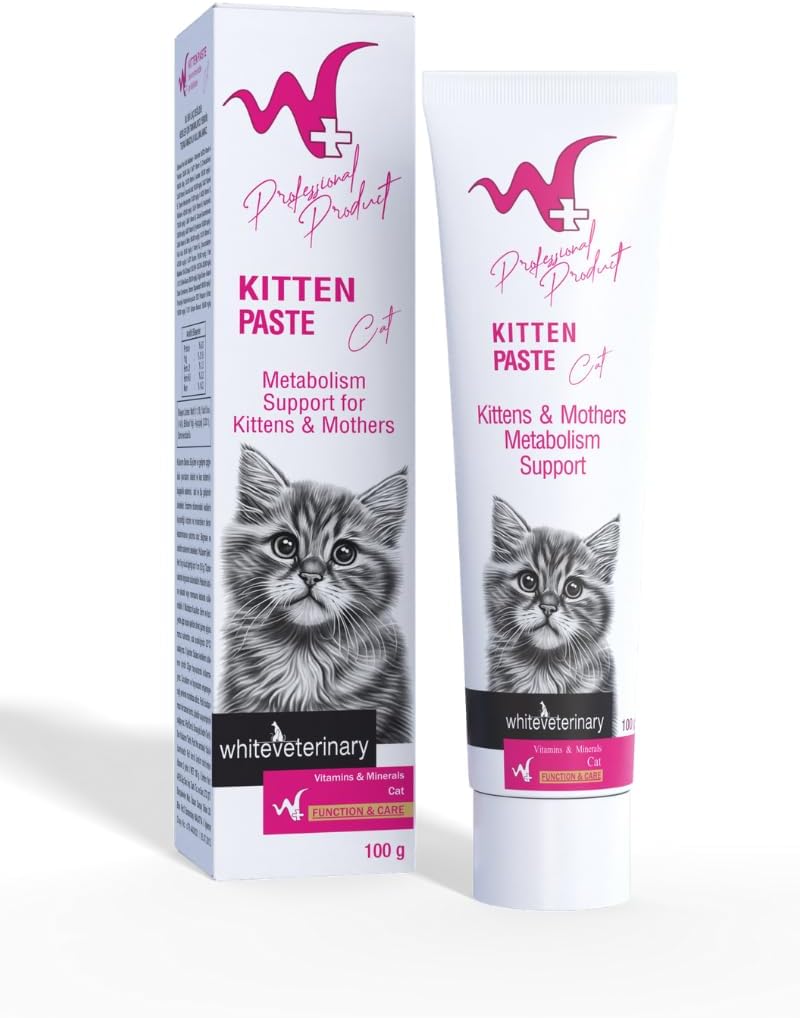 w+ whiteveterinay Kitten Paste 100 Gr (Yavru ve Anne Kedi Macunu)