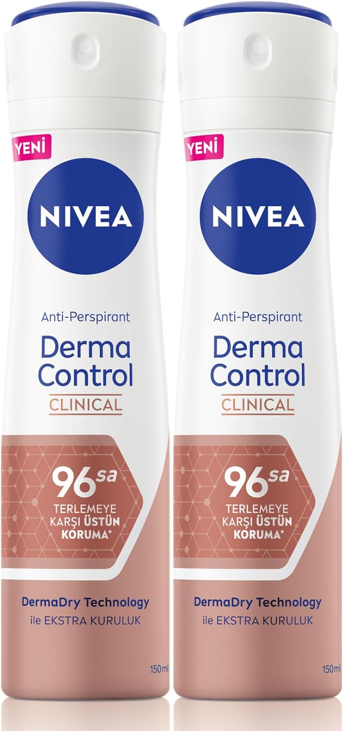 Alternative view of Derma Control Clinical Kadın Sprey Deodorant 150ml, 96 Saat Üstün Koruma,Anti-perspirant X2 Adet