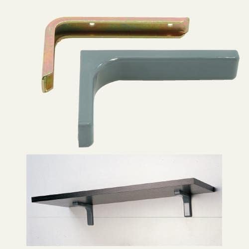 Duvar Raf Altı Bağlantı Kapaklı 12cm (2 Adet) Siyah
