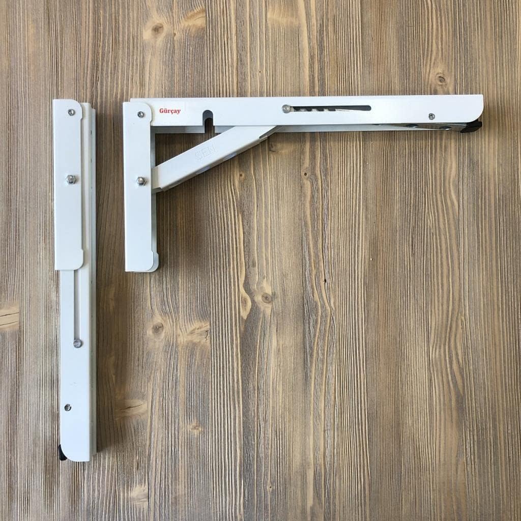 Alternative view of Katlanır Tekne Karananan Masa Ayağı 30cm 1 Takım Beyaz, Hırdavat