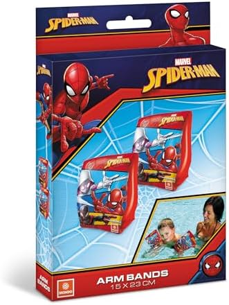 Mondo 16927 Spider-Man Kolluk 23 cm, su sporları, plaj malzemesi, şişme ürün, yüzme aksesuarı, kamp, dalış, güvenlik
