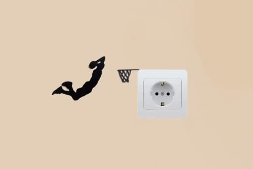 Alternative view of Çift Taraflı Kullanıma Uygun Basket Atan Adam Duvar